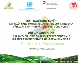 Hội thảo “Tập huấn nâng cao năng lực hiệu quả tài nguyên, sản xuất sạch hơn và cộng sinh công nghiệp”